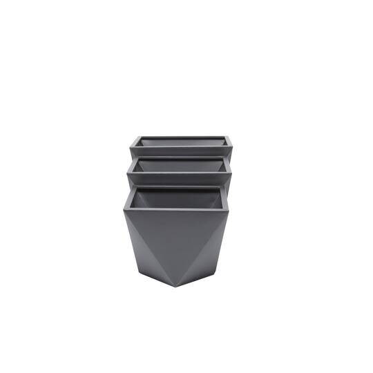 Modern Planter, Set of 3" 18", 16